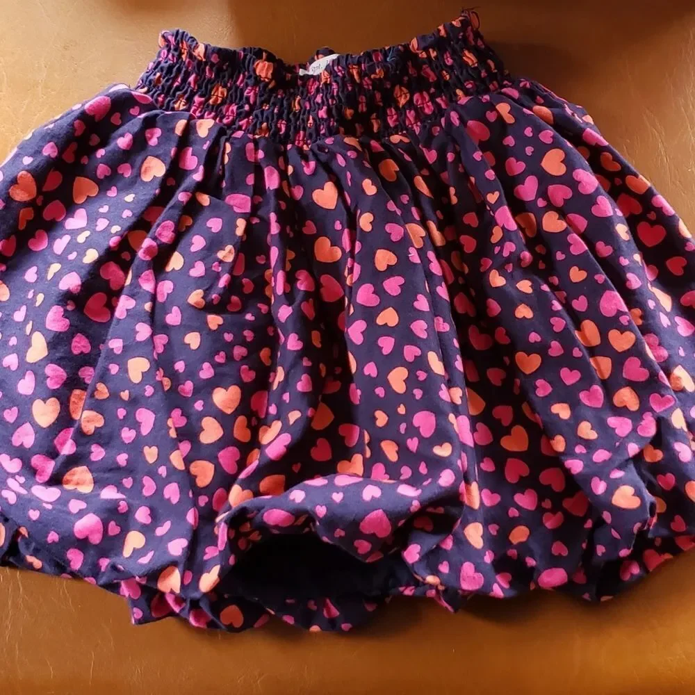 EUC The Children's Place Poofy Heart Skirt Sz 4/5